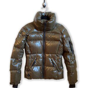 SAM FREESTYLE Puffer Down Jacket in Olive Green